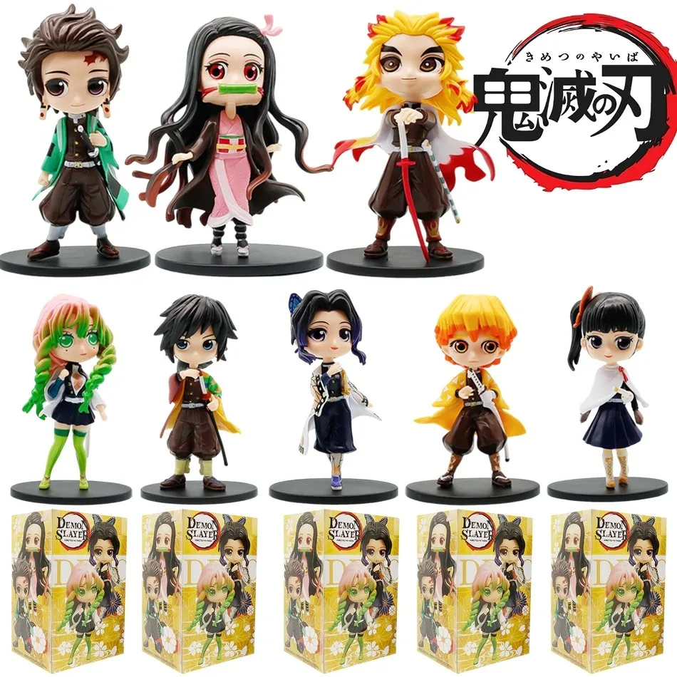 

Фигурка аниме-персонажа Demon Slayer Kimetsu no Yaiba: Кочо Шинобу, Камадо Танджиро, Камадо Незуко — коллекционная игрушка-фигурка