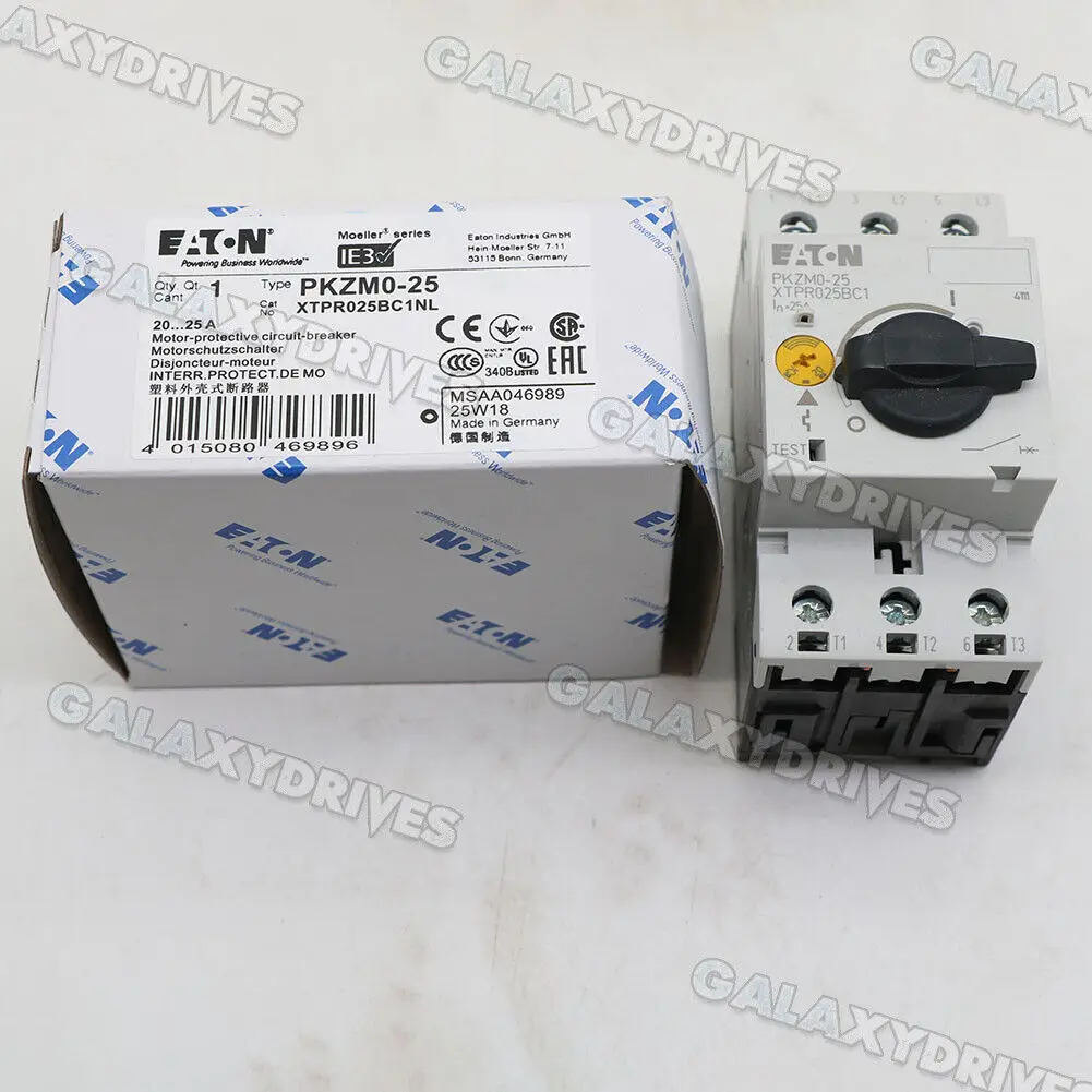 

1Pcs EATON MOELLER PKZM0-25 Circuit Breaker PKZM025 New Free Shipping