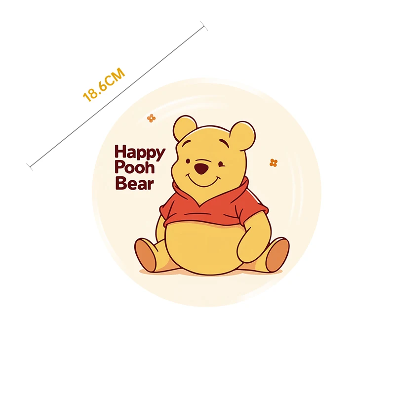 Disney Winnie Bear Theme Kild Birthday Party Decor Paper Plate Cup Background Disposable Tableware For Kids Baby Shower Supplie