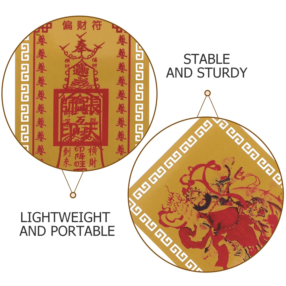 Petite amulette délicate en alliage d'aluminium et magnésium, carte Tai Sui, porte-bonheur de bouddha ouvertement, 2025 cartes, or Feng Shui, 2 pièces