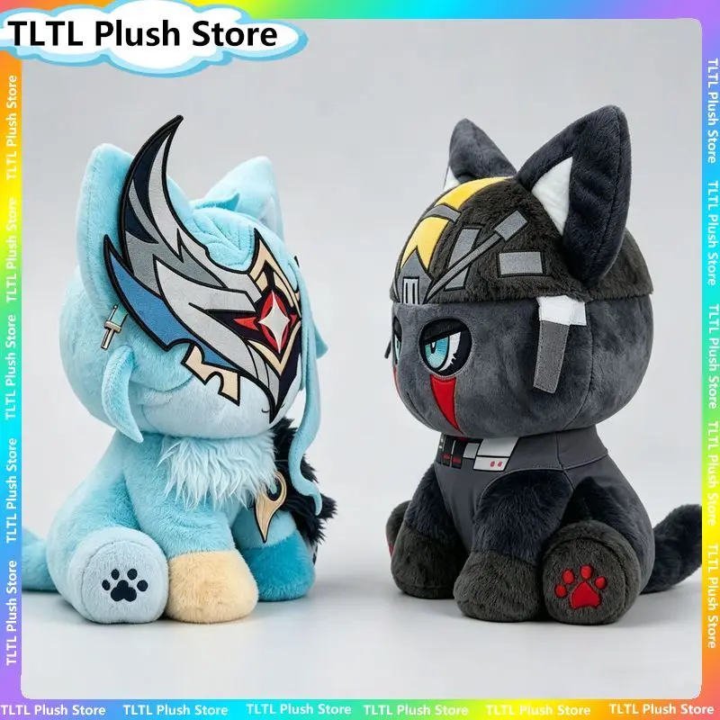

Game Genshin Impact Il Dottore The Doctor Meow Plush Toys Zandik Cat Peluche Doll Game Peripheral Fans Product Children Present