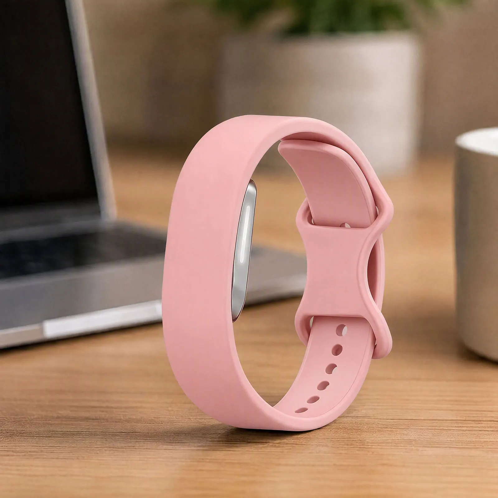 Multi-Hole Adjustable Silicone Band for Hume Band 2.0 Soft Sport Wristband Sweat-Resistant Breathable Replacement