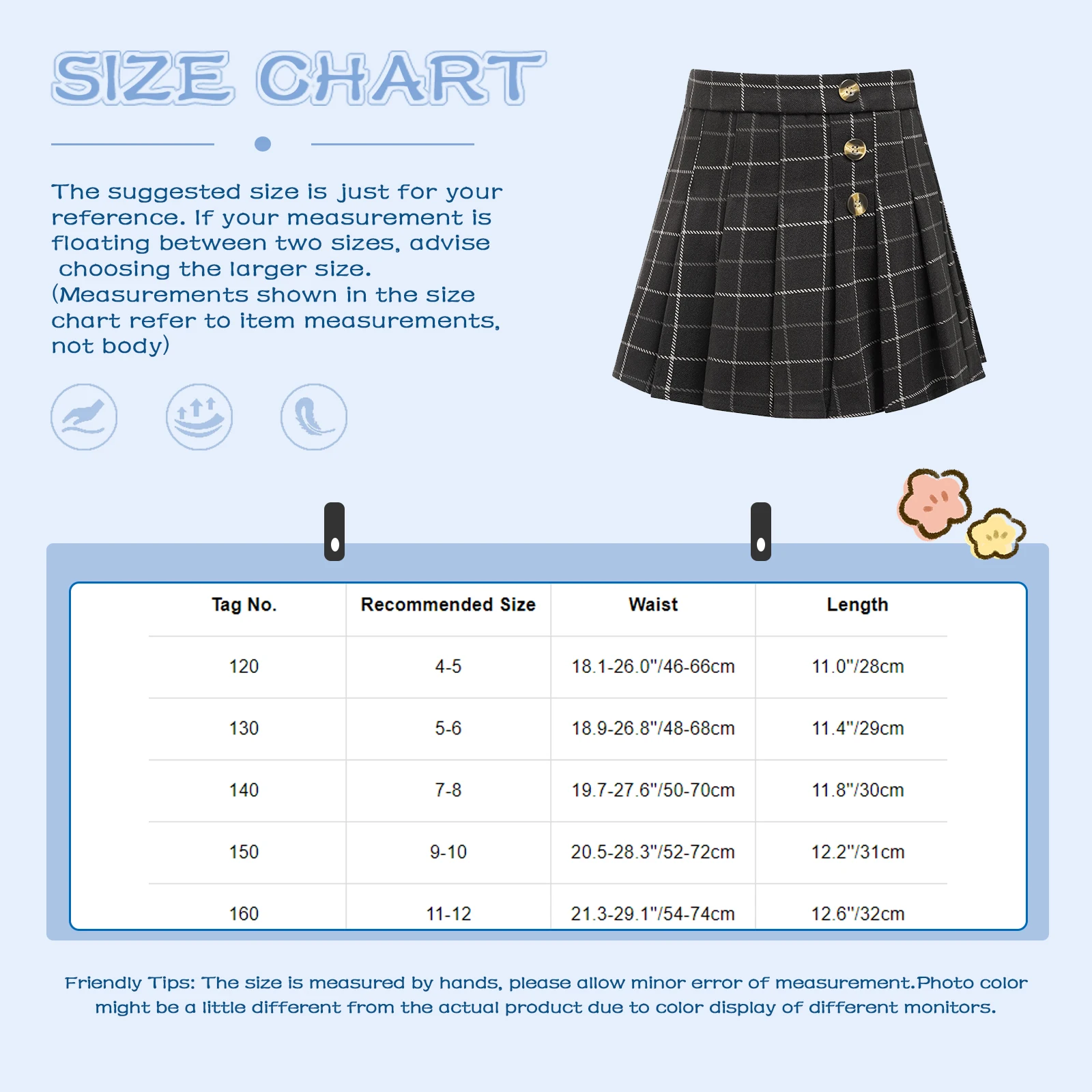 Kids Girls Pleated Skirt Casual Japanese School Student Uniform Dresses A-Line Plaid Sailor Suit Short Skirts Party Streetwear