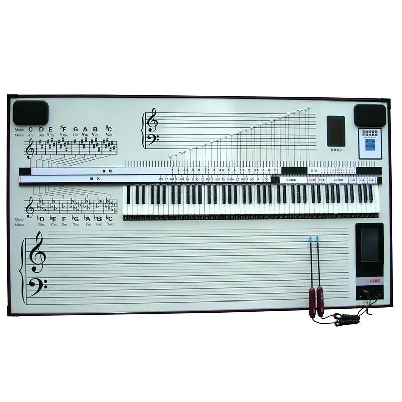 Spot staff audio-visual board, writing panel School training equipment Teaching equipment Music audio-visual board