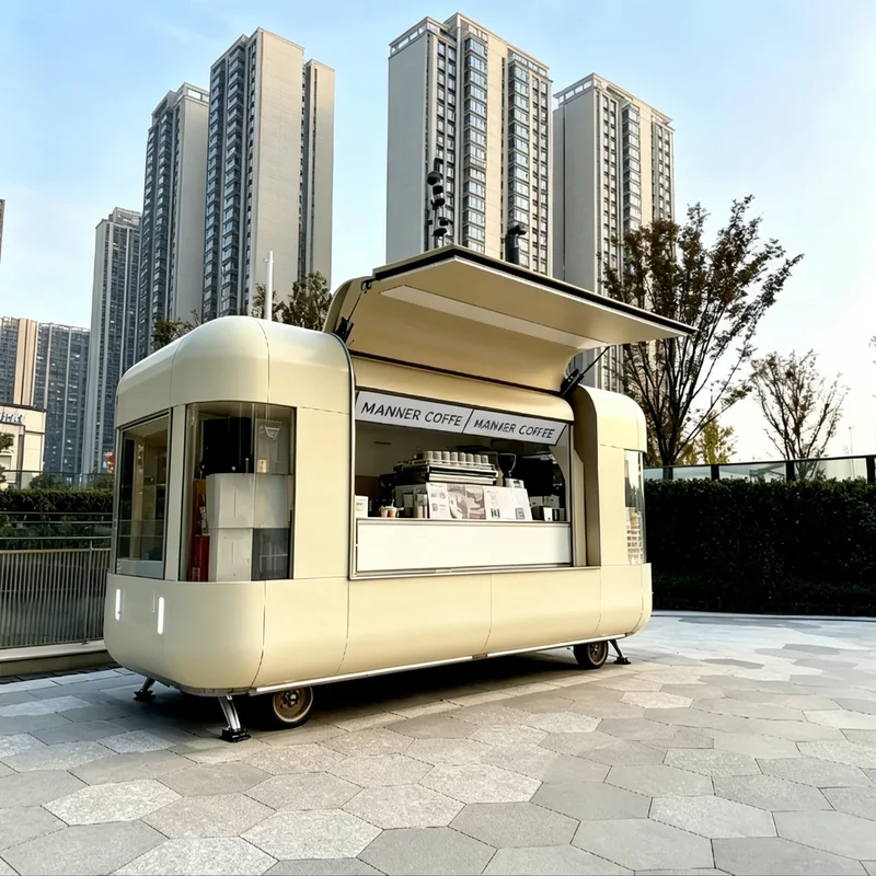 

Trailer Dining Car Gourmet Dining Car Fashionable Gourmet Trailer Cart Ideal For Delicious Food Sales And Catering Service