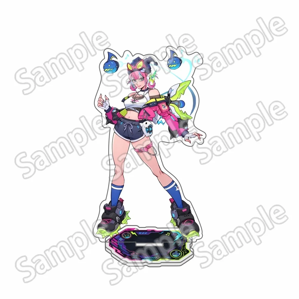 Overwatch 2 Game Juno, Kiriko, Hanzo 15cm Acrylic Stand, HD Sandwich Printed Desktop Ornament, Keychain, Gifts for Anime Fans view 2