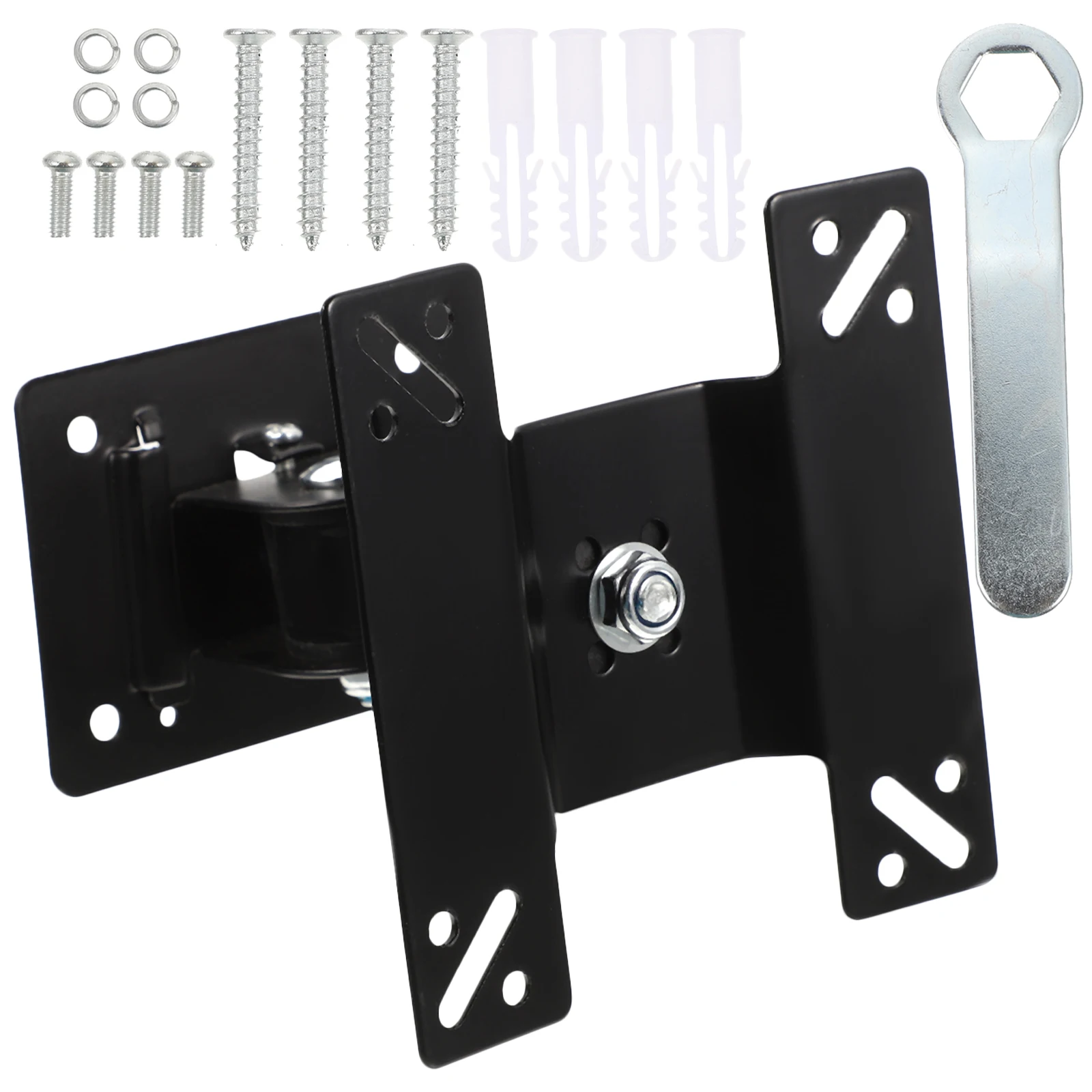 

Swivel Wall Mount Monitor Stands Heavy Duty Iron 360 Degrees Rotatable Corners Laptop Flat Screen Study Bedroom Living Room