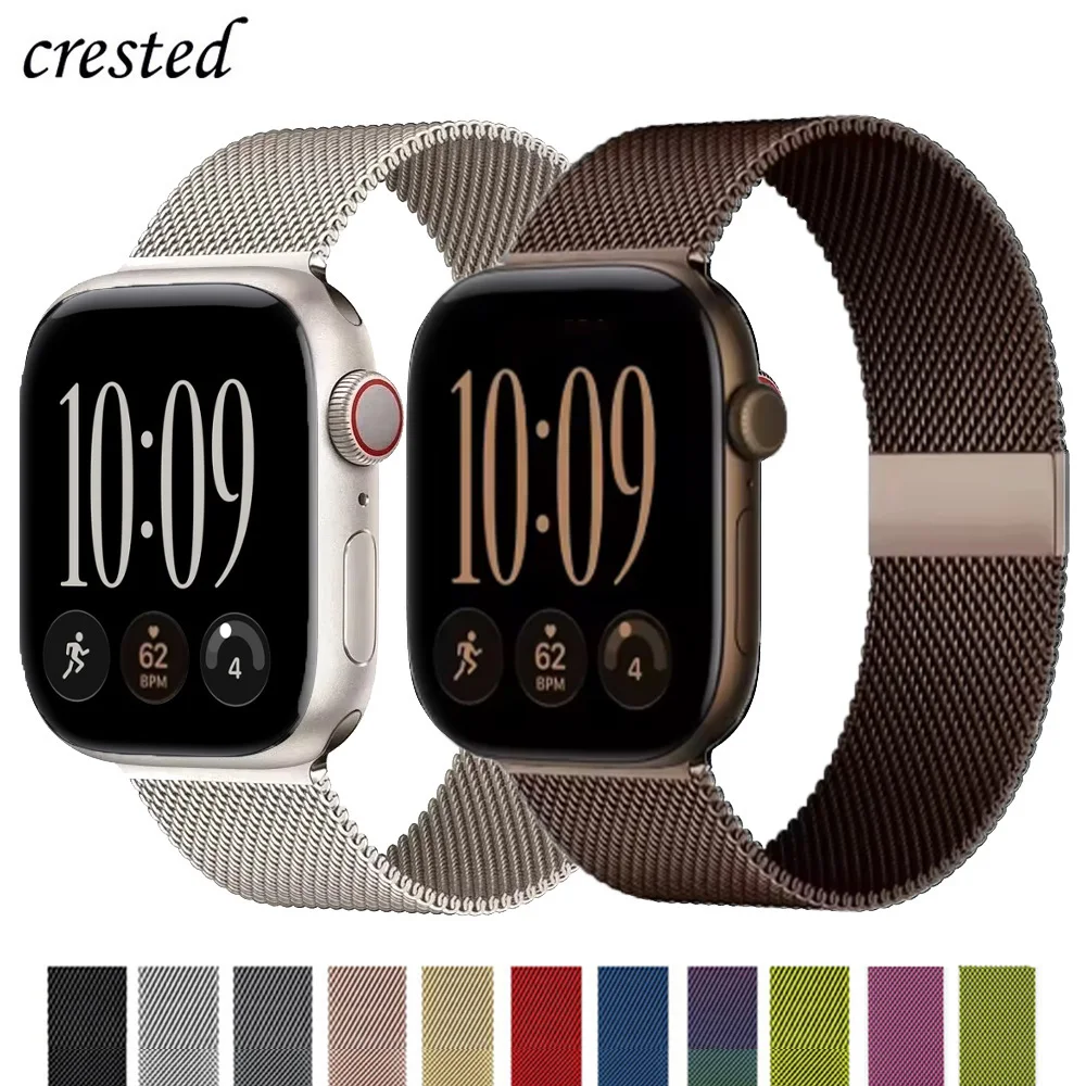 Magnetic Straps for Apple Watch Band 44mm 40mm 45mm 46mm 49mm 42mm 41mm Belt Bracelet iWatch Series 12 10 9 8 7 6 5 SE Ultra 4/3