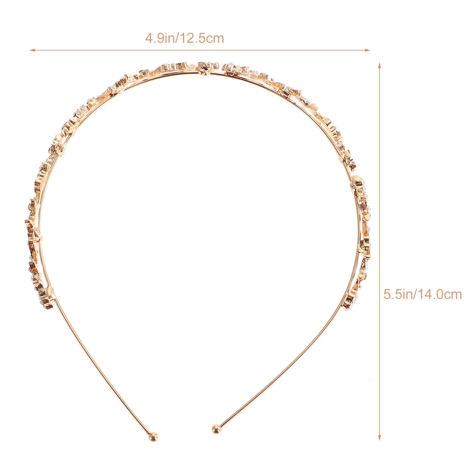 Diadema de flores para novia, corona elegante de aleación de diamantes de imitación, Tiara de boda hecha a mano, decoración para el cabello para banquete, graduación, accesorios de cumpleaños