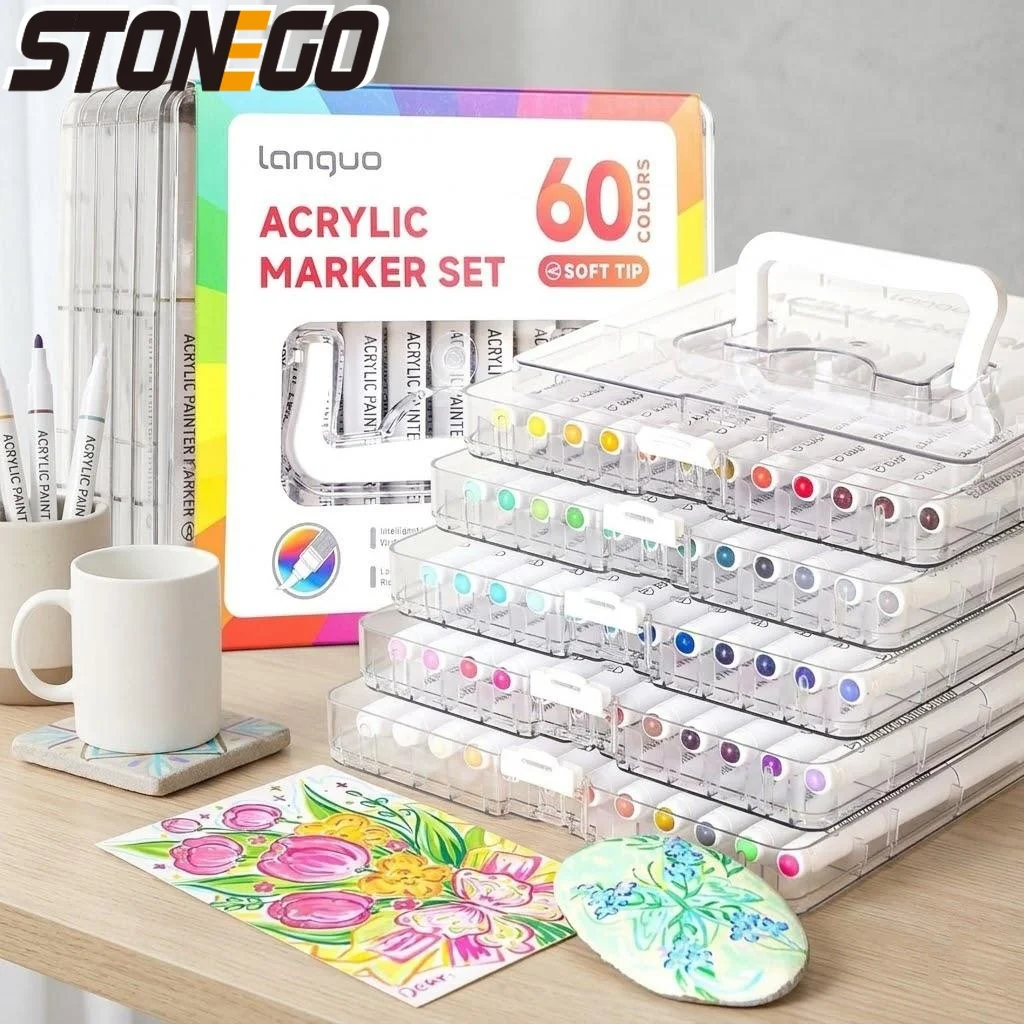 set-di-60-pennarelli-acrilici-a-colori-asciugatura-rapida-inchiostro-anti-sbavatura-per-roccia-ceramica-legno-tessuto-materiali-artistici-fai-da-te-artigianato