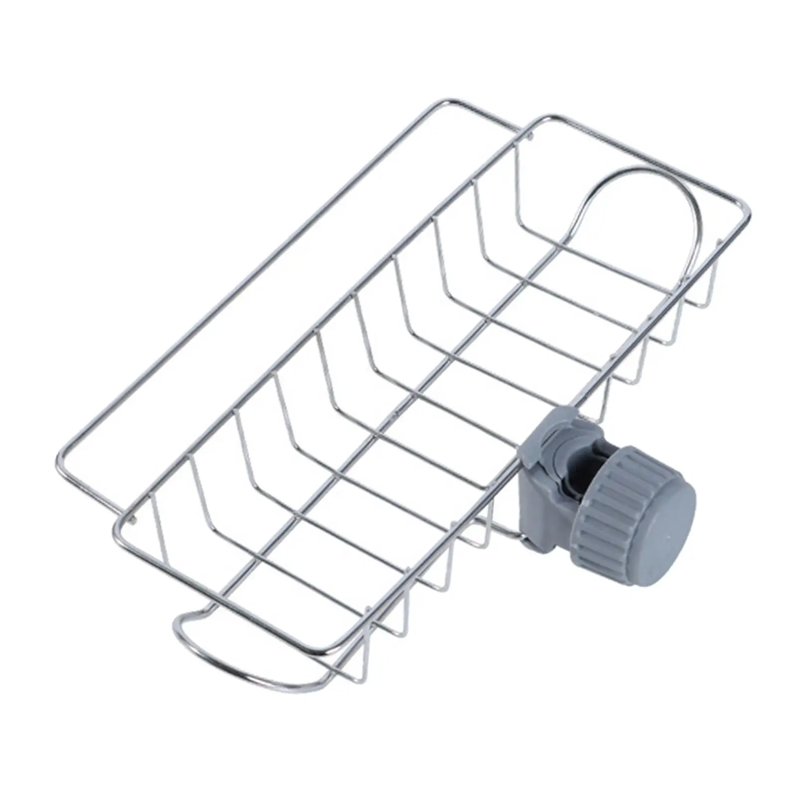 Awning Pole Mounted Storage Rack Metal Wire Basket Water Bottle Holder