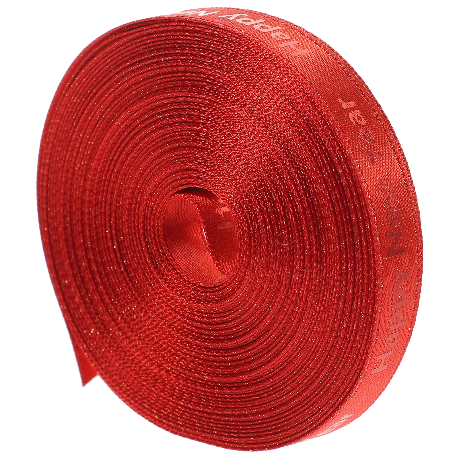 

1 Roll Polyester Festival Decoration New Year Gift Wrapping Craft Ribbon Lightweight Multi-Use Cuttable Ribbon For Home Art