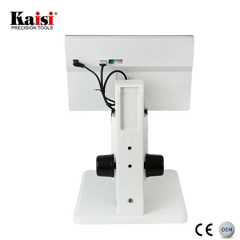 Kaisi 200DP  HD video microscope 12-78X with HMDI VGA Output Digital Microscope /LCD screen