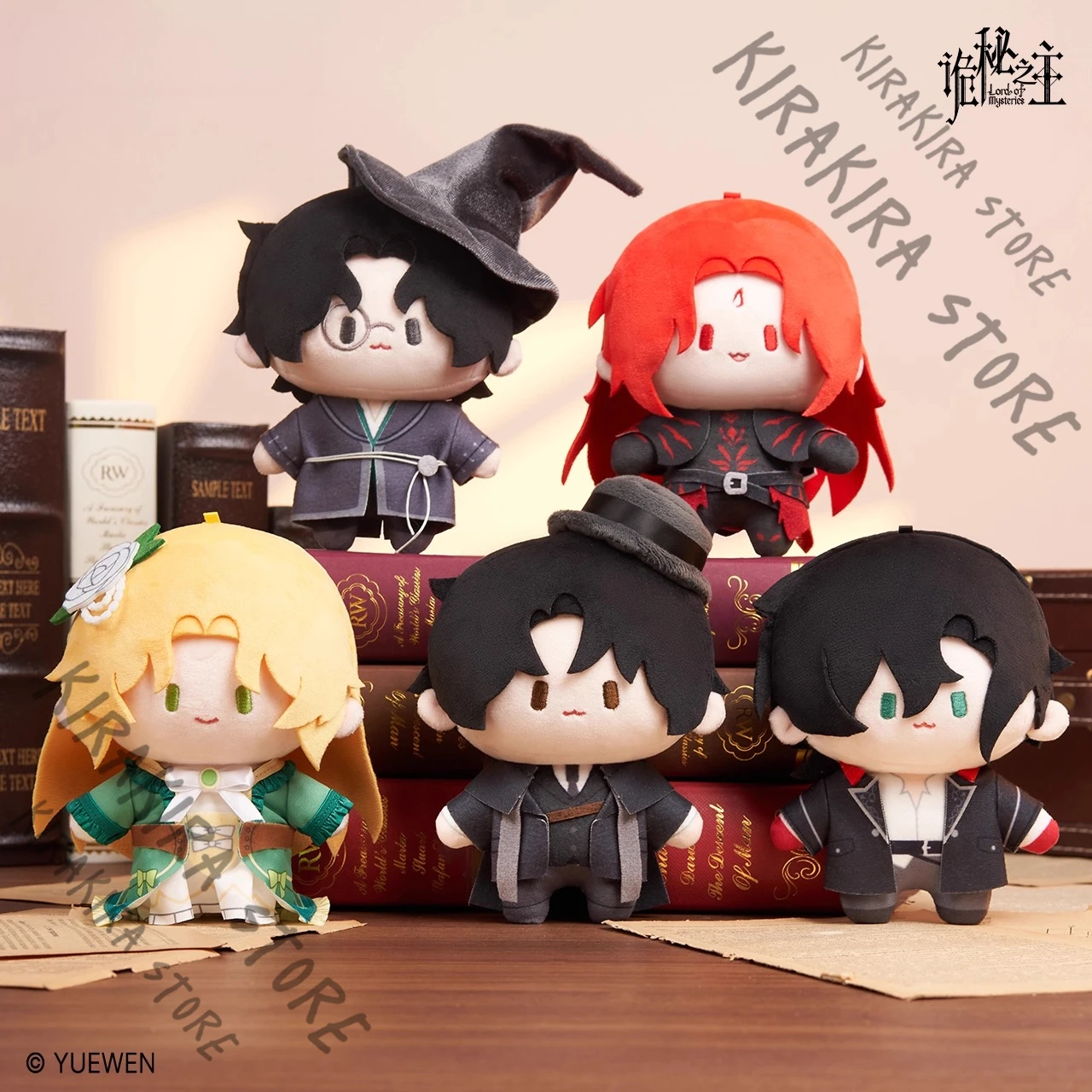 

Lord of Mysteries Klein Moretti Amon Cotton Doll Pendant 15cm Hanging Drop Keychain Genuine Leonard Mitchell Puppet Ornament