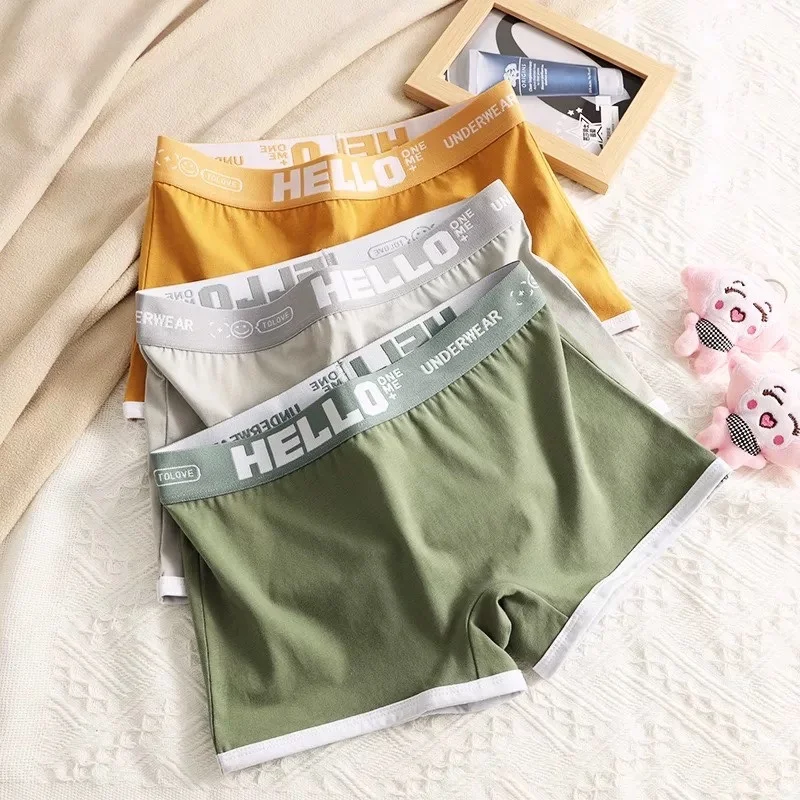 

Women Boxers Underwear Cotton Ladies Safety Short Pants Female Seamless Underpants Solid Cozy Breathable Boyshorts Sexy Panties