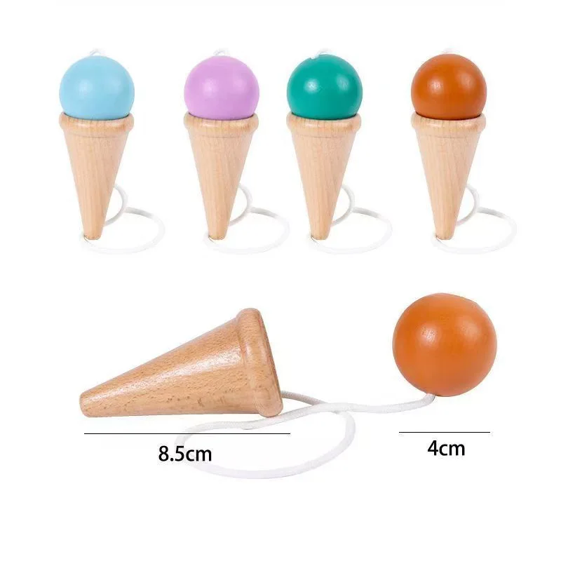 Tasse et balle en bois de haute qualité, jeu de compétences amusantes, Coordination œil-main, cadeaux pour soulager le stress et l'anxiété
