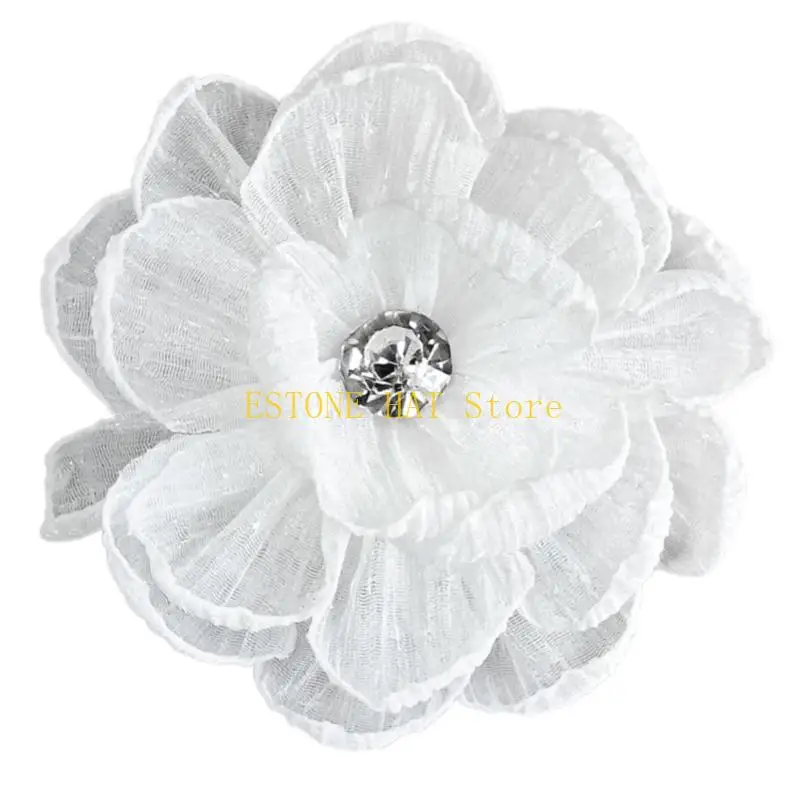 

49MF Свадебные платья Цветочные броши Вечерние платья Аппликации Женская одежда Нашивки