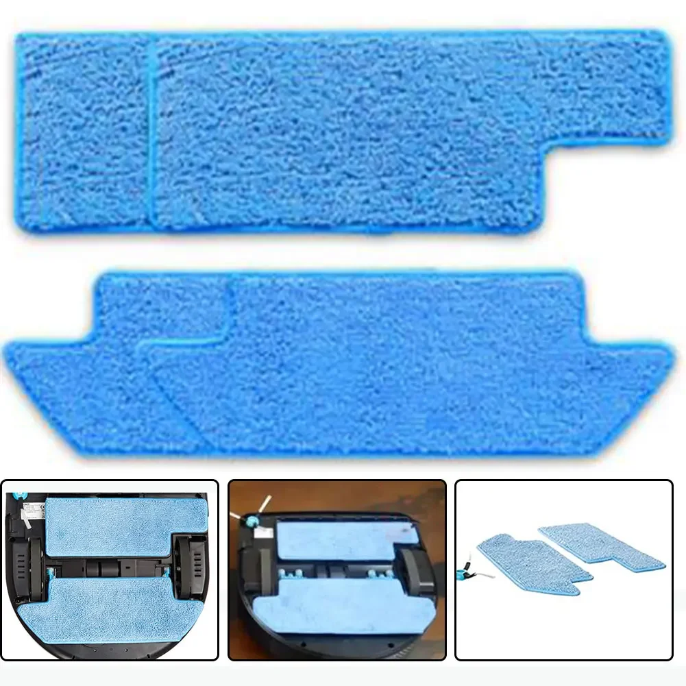 2 Pcs Mop Cloths For Hobot Legee 7 Series Cleaning Robot / Vacuum Cleaner Household Power Cleaning Tools Replacement Accessories