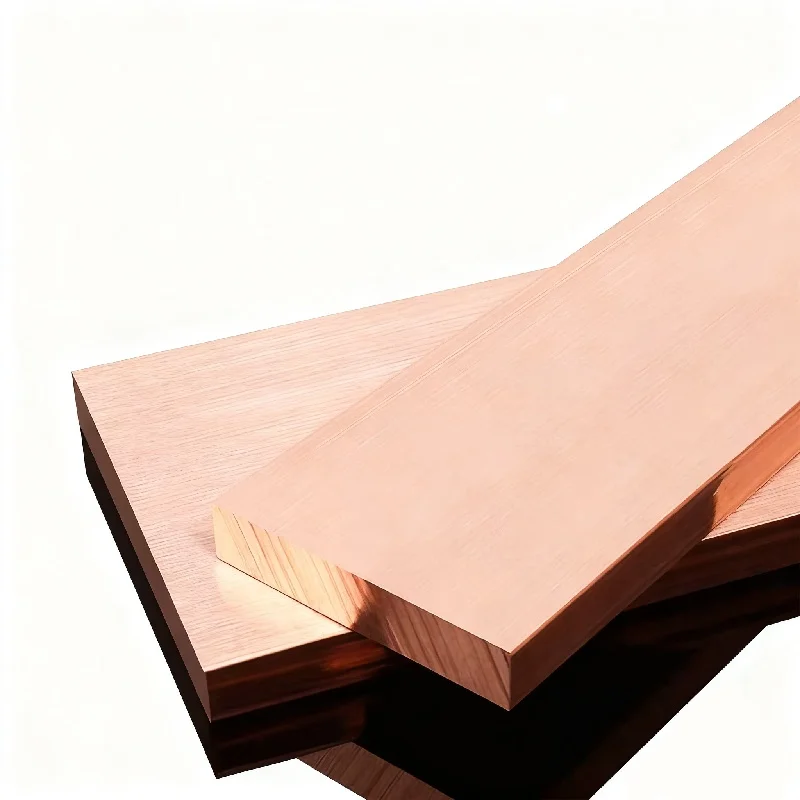 Matéria Prima de Cobre Vermelho T2 |   10x15x150mm (0,4"x0,6"x5,9") |   Excelente maquinabilidade |   Alta Precisão