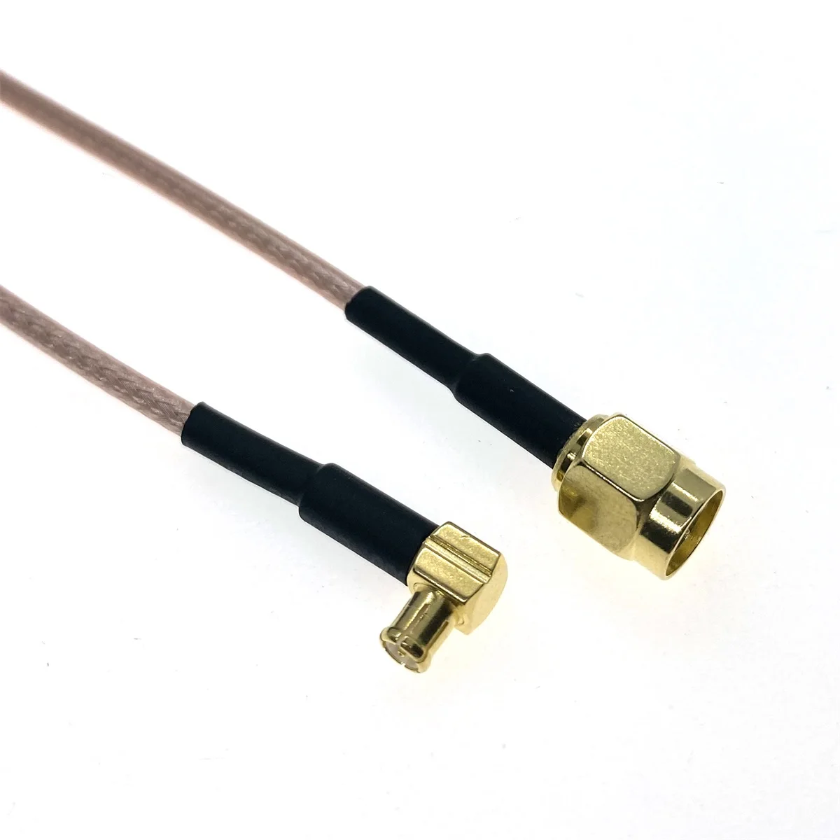 RG316 MCX male Right Angle Plug RA 90 Degree to SMA Male Crimp Connector 50Ohm Jumper Coaxial RF Cable