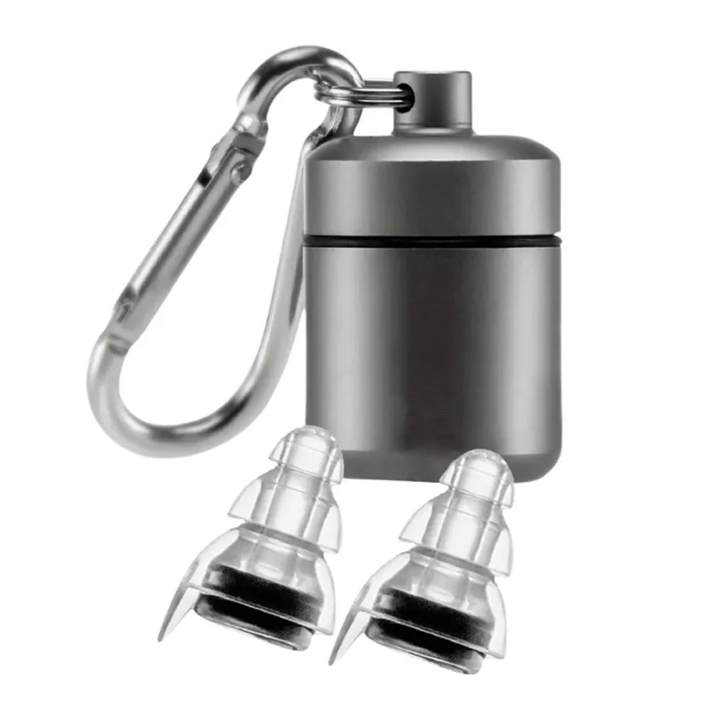 1 Pair Soft Silicone Ear Plugs Comfortable Fit Noise Reduction Music Earplugs Professional Grade Reusable Earplugs Bar