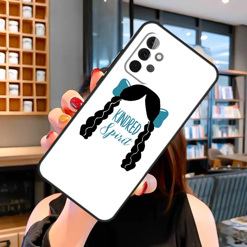 Зеленый чехол Anne of Gables для Samsung Galaxy A14 A34 A54 A52S A12 A22 A32 A52 A72 A13 A33 A53 A73 A31 A51 A71