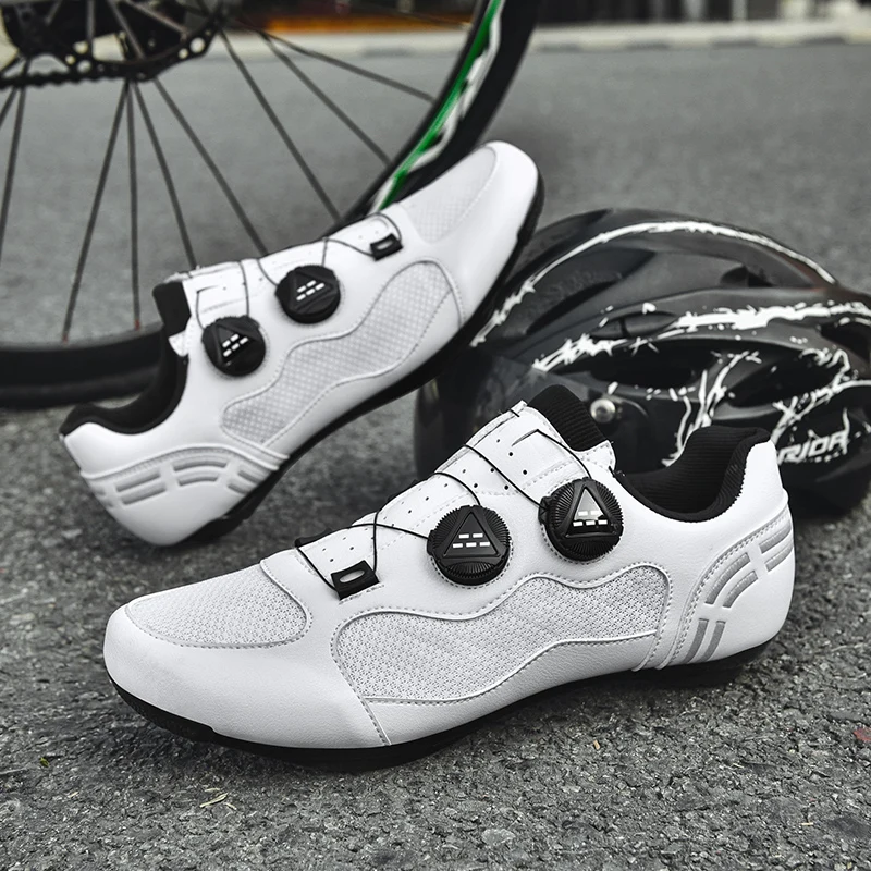 

Профессиональная велосипедная обувь унисекс, летняя обувь для горного велосипеда с замком, дышащая нескользящая обувь на жесткой подошве для езды на шоссейном велосипеде
