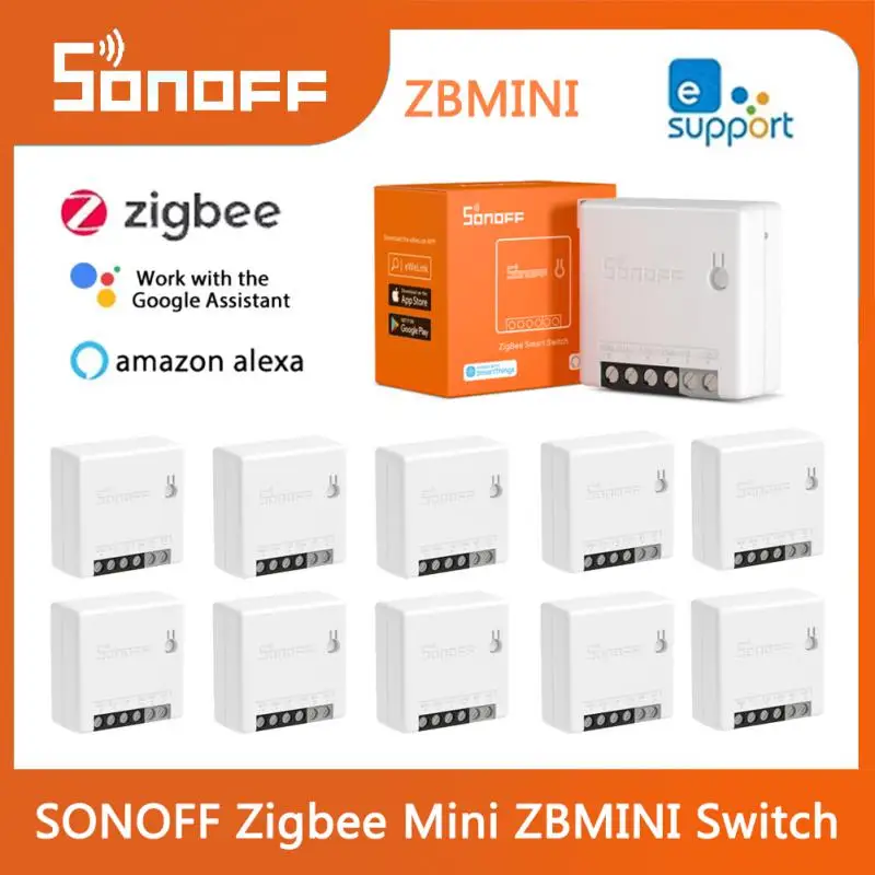 SONOFF Zigbee Mini ZBMINI DIY Smart Switch Relay Breaker Module 2 Way Switch Smart Home Automation For eWelink Alexa Google Home