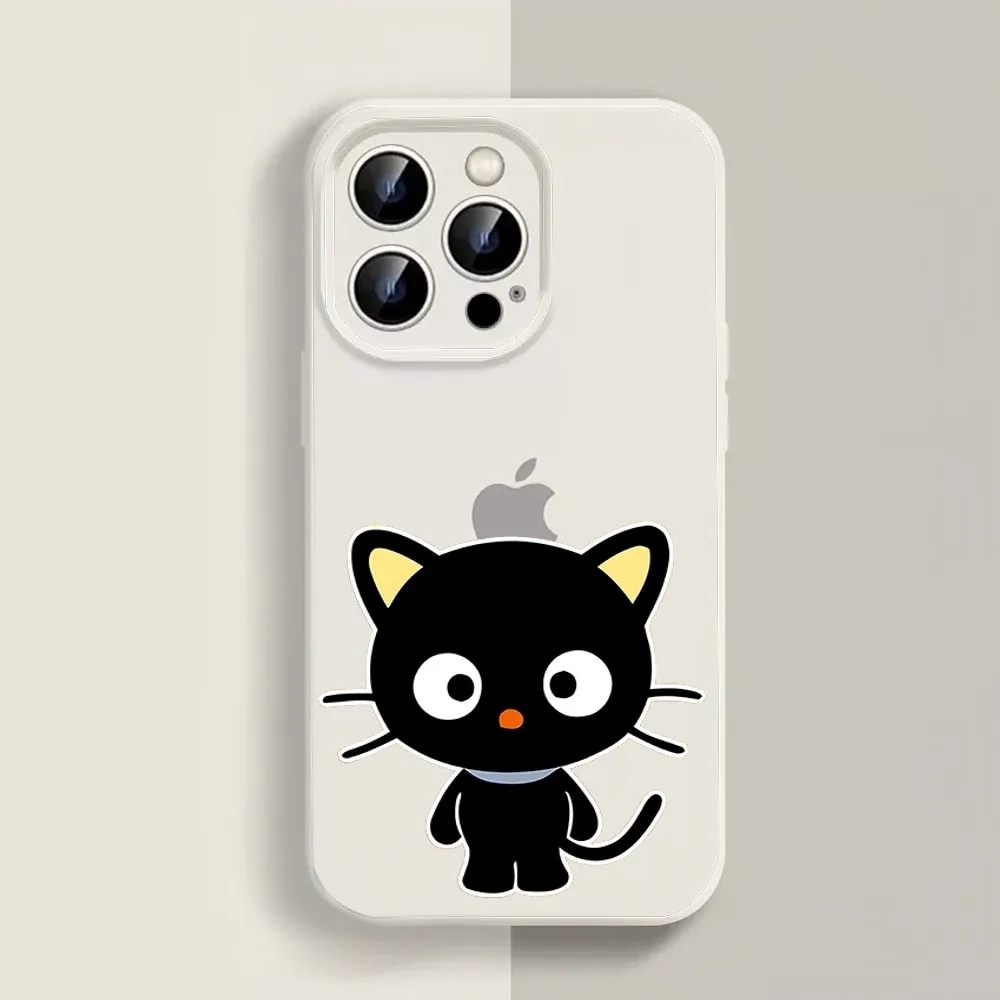 S-Sanrio C-Chococat Phone Case For Iphone 11 13 14 15 16 Pro Max X Xr Xs Max Se2020 12mini White Cover Case