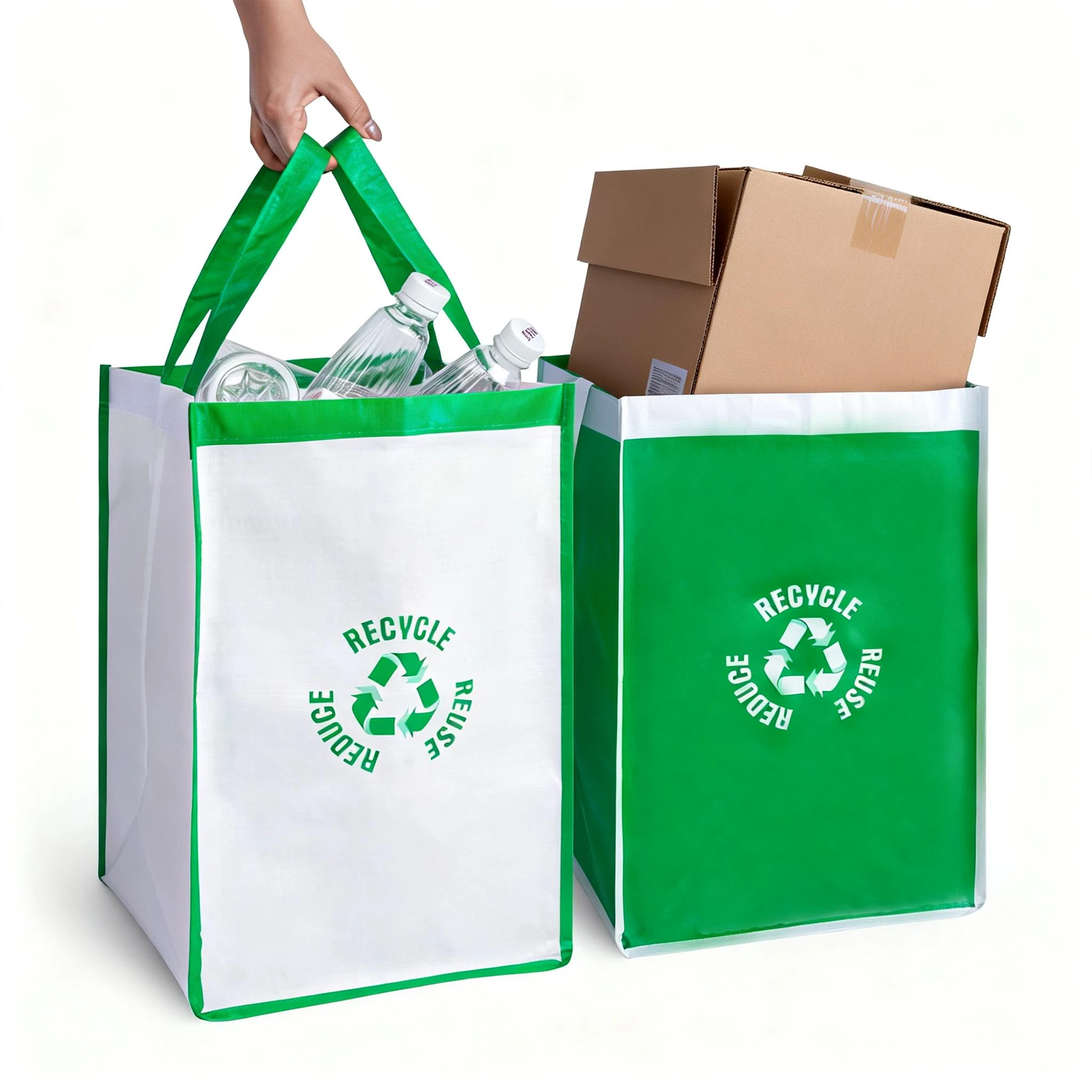 Commercial Kitchen Bin - 2Pcs Recycle Waste Bag for Kitchen