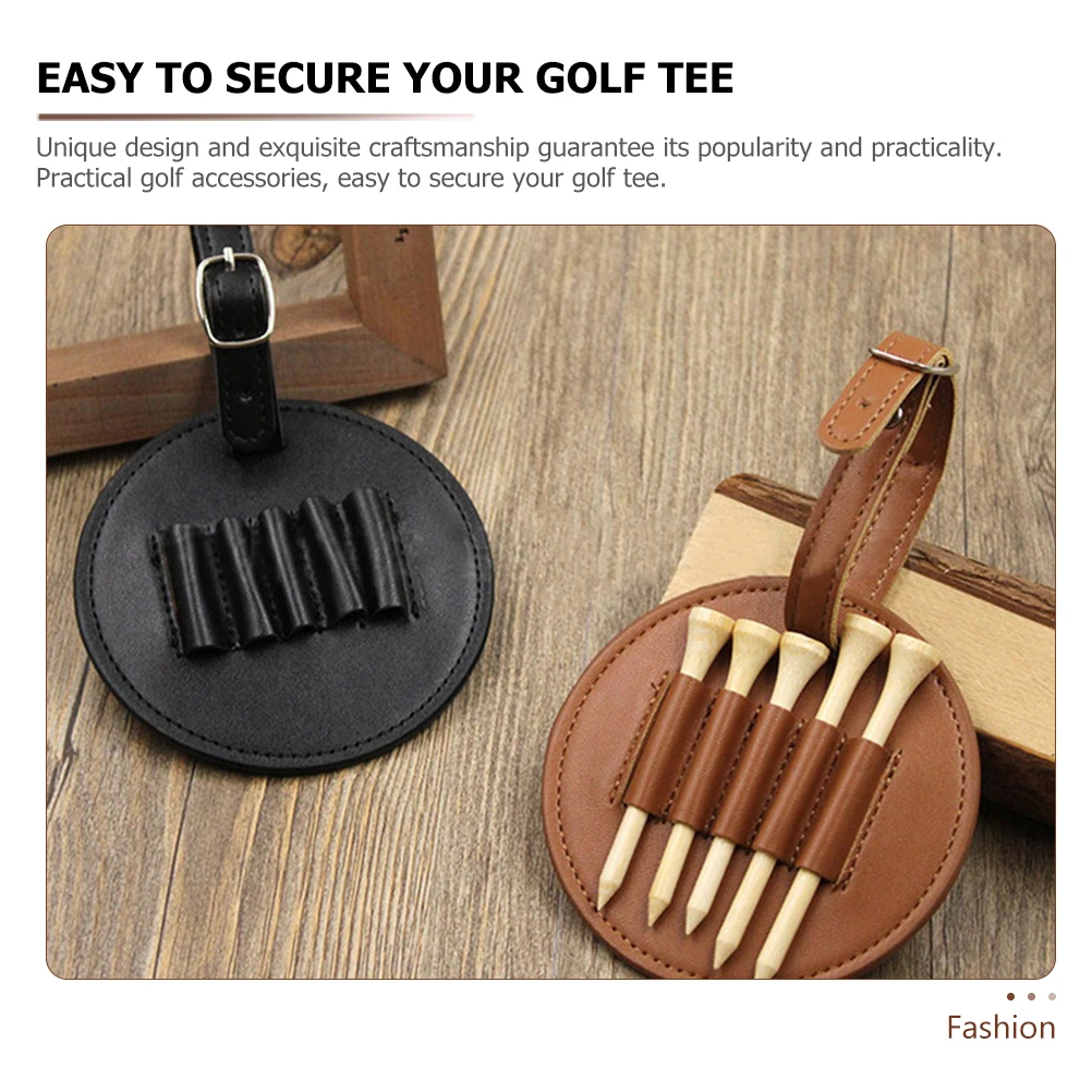 Stylish Golf Tee Bag Tee Organizer Unique Craftsmanship Indoor Outdoor Use Convenient Golf Accessory Tees Holder