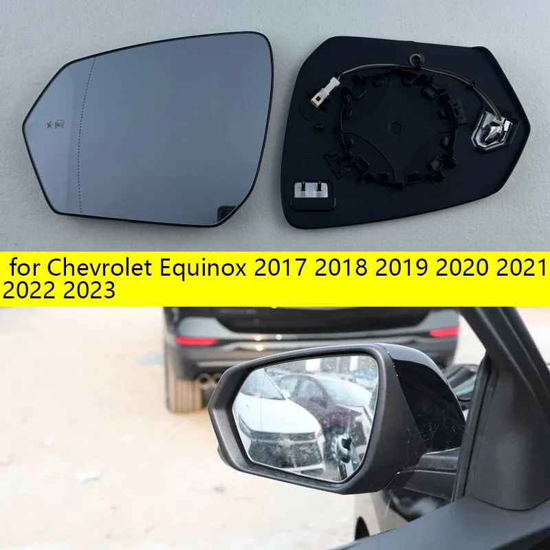 Auto Left Right Heated Rear Mirror Glass for Chevrolet Equinox 2017-2023
