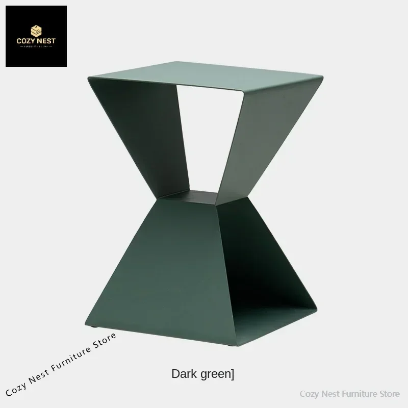 Nordic Iron Art Small Coffee Table Postmodern Fresh Living Room Sofa Side A Few Home Bedroom Creative Bed Shelves Table