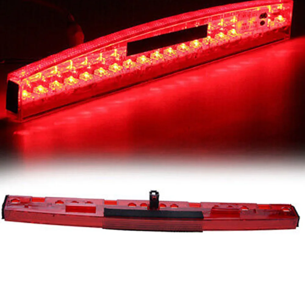 For Audi A4 1.8L A T Base Sedan 2002-2004 LED Third Brake Light Red Lens ABS 8E5945097A, 8E5945097C