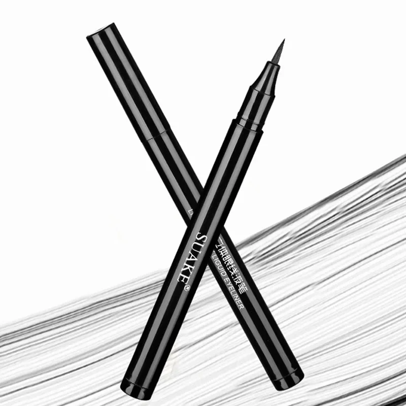 Impermeável rápida secagem delineador líquido, olhos maquiagem ferramenta, beleza caneta, não florescendo eyeliner caneta