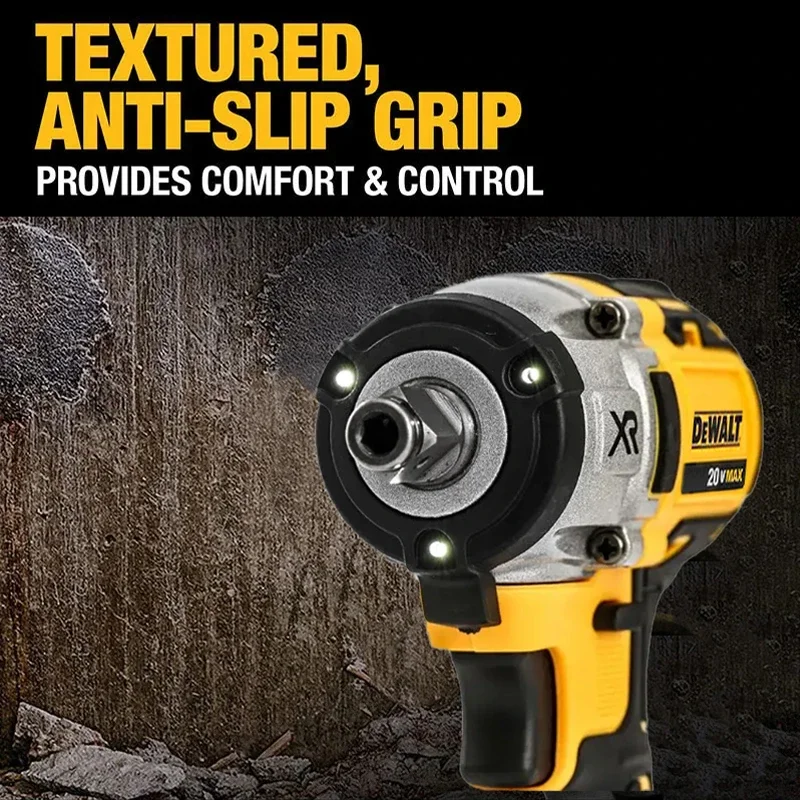 Imagem -02 - Dewalt Cordless Impact Wrench Compact Chave Elétrica Recarga Ferramentas Elétricas Dcf880 2300rpm 203n.m Bateria 20v