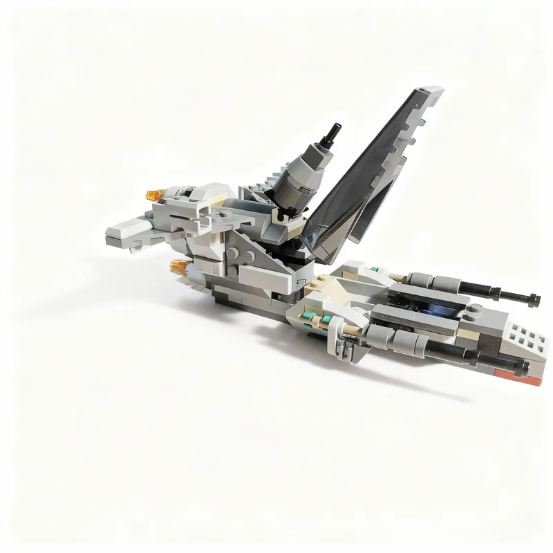 289pcs MOC Pirate Gunship Star Battle Model Building Blocks Construction Creative DIY Christmas Gifts Toy Education Idea Brick