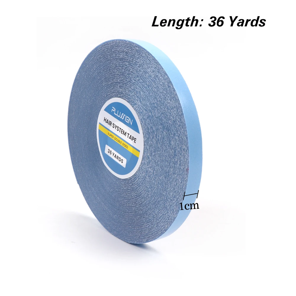 Hair System Tape For Hair Extensions 36Yards/Roll No Shine Bonding Double-Sided Lace Front Wig Tape Adhesive Replace Tape