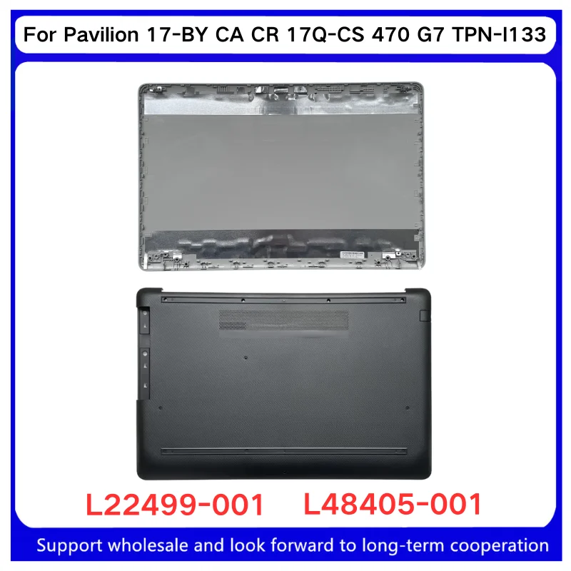 

New For Kailxuling Pavilion 17-BY CA CR 17Q-CS 470 G7 TPN-I133 Laptop Bottom Case Cover L48405-001 6070B1546601 L22499-001