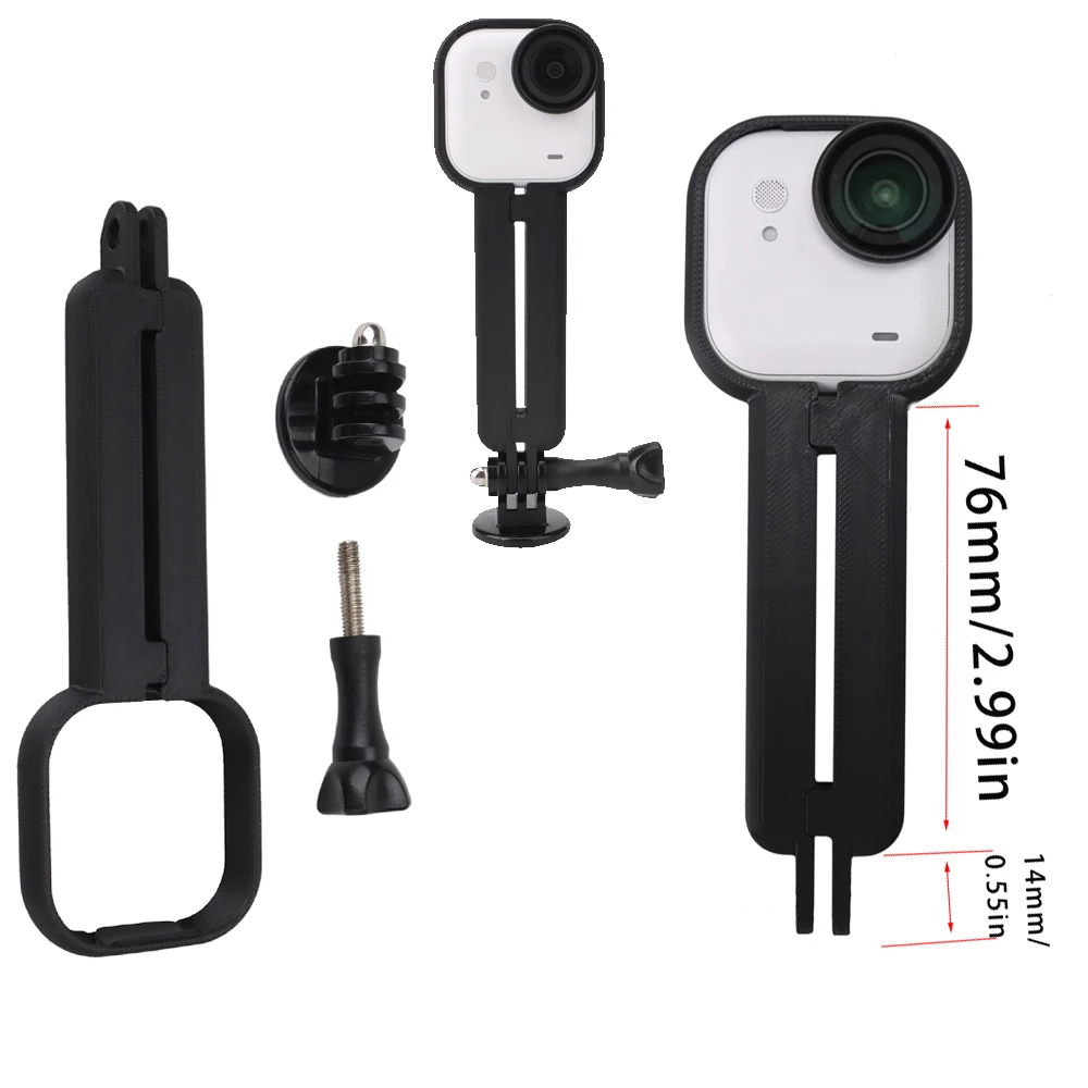 

Protective Frame Mount for Insta360 Go Ultra,Expansion Action Camera Cage Bezel with Mount Adapter Housing Cover for GO Ultra