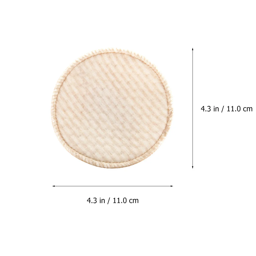 4 قطعة منصات الرضاعة الطبيعية قابل للغسل قابلة لإعادة الاستخدام مكافحة تجاوز وسادة الثدي للأمهات المرضعات ماصة القطن وسادة للصدر تسرب #6