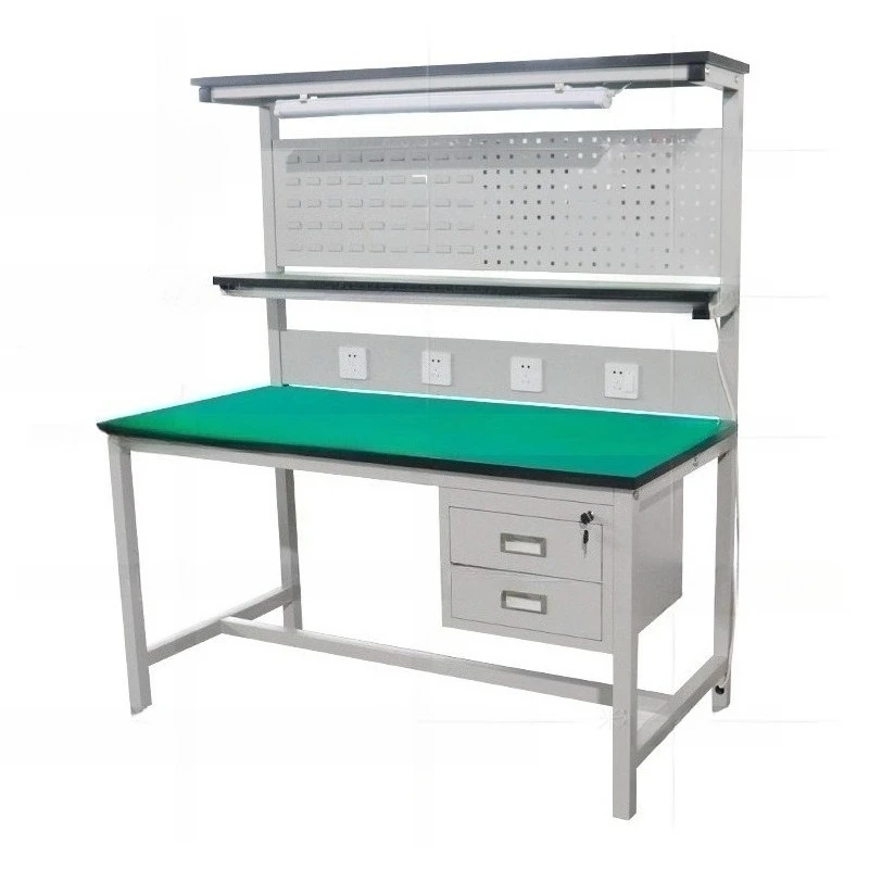 Anti-static assembly line operation table, mobile phone maintenance and inspection hanging board fitter table