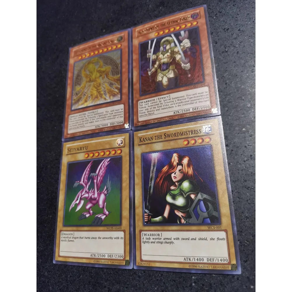 DIY Yu-Gi-Oh! WCS World Congress 2006 Winning Card Four Types of Flashes Anime Peripheral Game Collection Card Holiday Gift