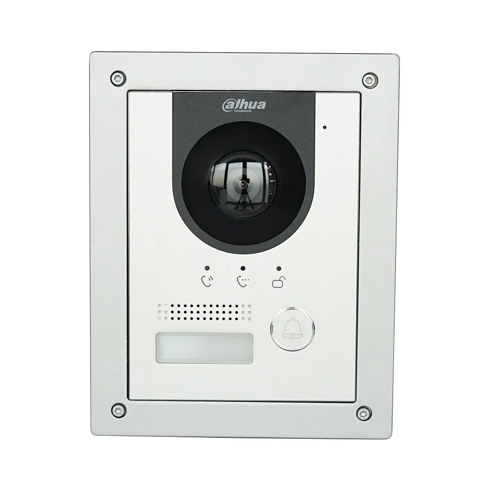 Dahua Multi-language VTO2202F-P-S PoE(802.3af) IP Metal Villa doorbell ,Door Phone,doorbell,IP Video Intercom, call to phone app