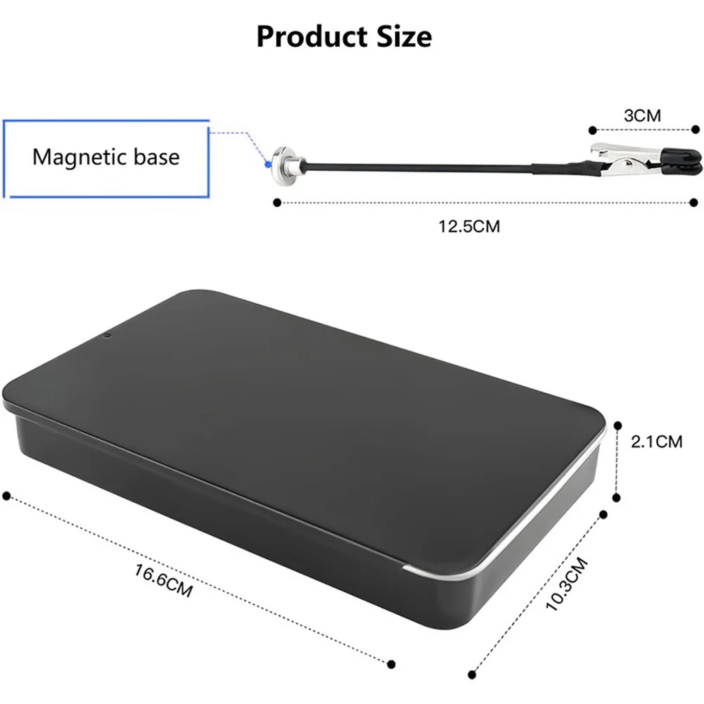 Miniature Holders Model Painting Clamps Hobby Workbench Flexible Rod Design Stable Base Support Metal Organizer Box