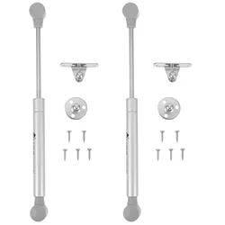 2 Pcs Heavy Duty Hydraulic Pressure Support Gas Strut For Cabinet Doors Kitchen Hinges Pneumatic Telescopic Rod Silent Closing
