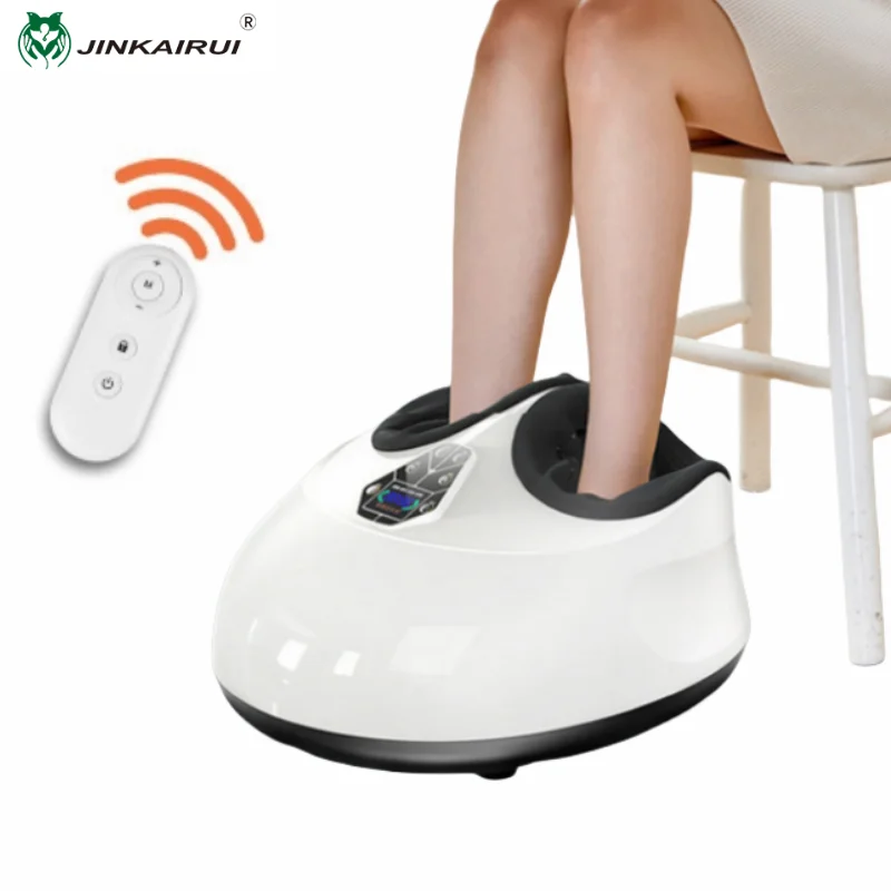 Jinkairui Heated Foot Massager Vibration Rolling Massage with Remote Control