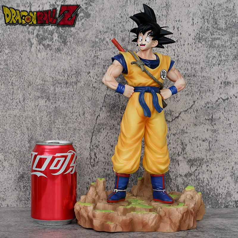 New Dragon Ball Z Goku Dream Somersault Cloud Super Saiyan Standing Collection Figures Statue Anime Model Ornament Birthday Gift