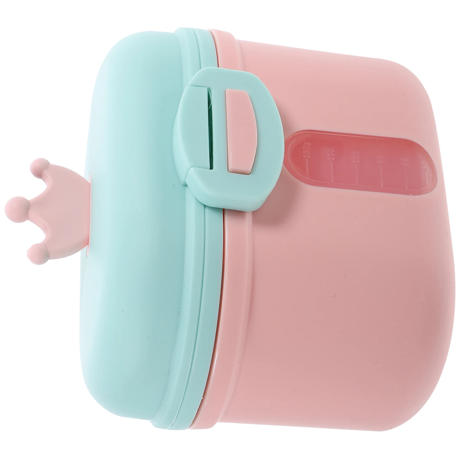 

Portable Pink Small Milk Powder Storage Canister Reusable Leak Proof Baby Food Case Travel Container Formula Holder Box