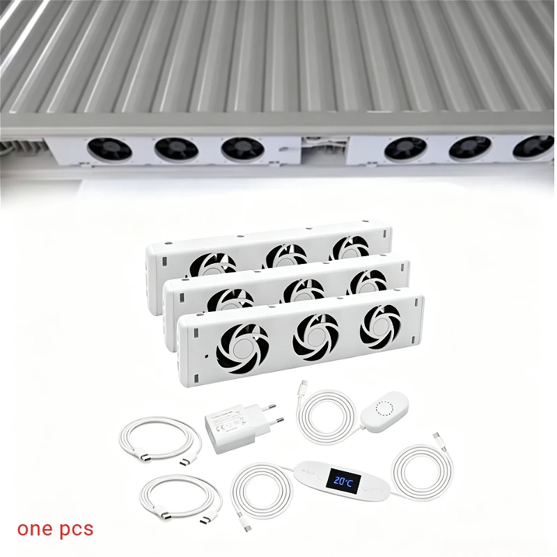 Radiator Fan Mono/Duo/Trio Set for Fireplace Underheaters Fireplace Indoor Heating Smart Radiator Fan Booster  Energy Efficient